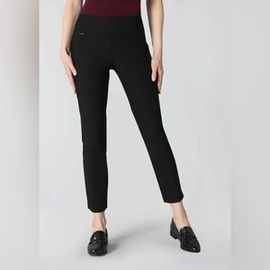 Lisette Slim Straight Black Women's Pants
